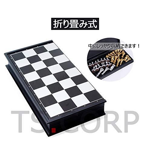 チェス マグネット チェスボード 折りたたみ チェスセット 日本語説明書付き