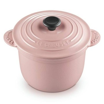 LE CREUSET 萬用窈窕鑄鐵鍋  甜心粉  1個  20cm