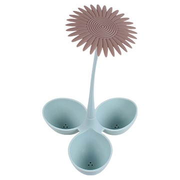 LuigiFerrero Norsk 3格矽膠煮蛋器 向日葵  1個  12 x 19.5cm