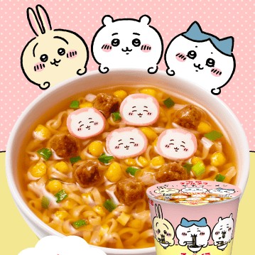 ｜預購｜🍜【明星】 ちいかわ 日本吉伊卡哇醬油拉麵迷你杯麵📣 35g《完美禮品本舖》