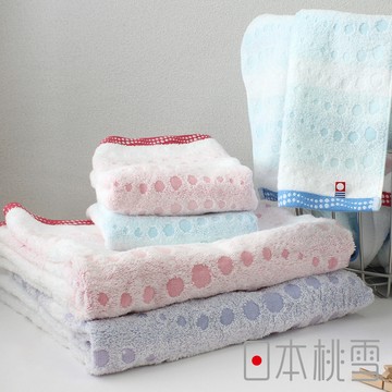 日本桃雪 日本製原裝進口今治水泡泡毛巾超值2入