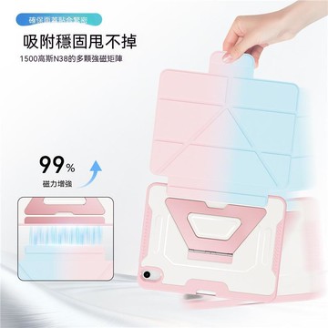 台灣出貨蘋果ipadpro新款air7/6平板11代保護殼3+Y折支點殼帶筆槽蘋果10代10.2防摔保護套10.9全包