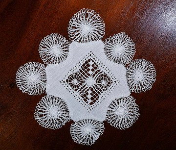 圓邊蕾絲小餐墊 - 西洋古董