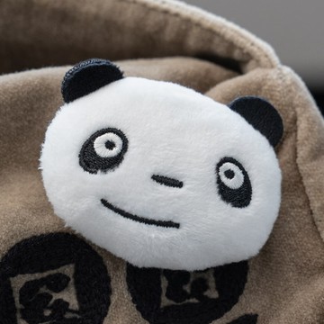 真愛日本 宮崎駿 吉卜力 熊貓家族 小熊貓胖胖 日本製 造型別針 絨毛娃別針 別針 胸針