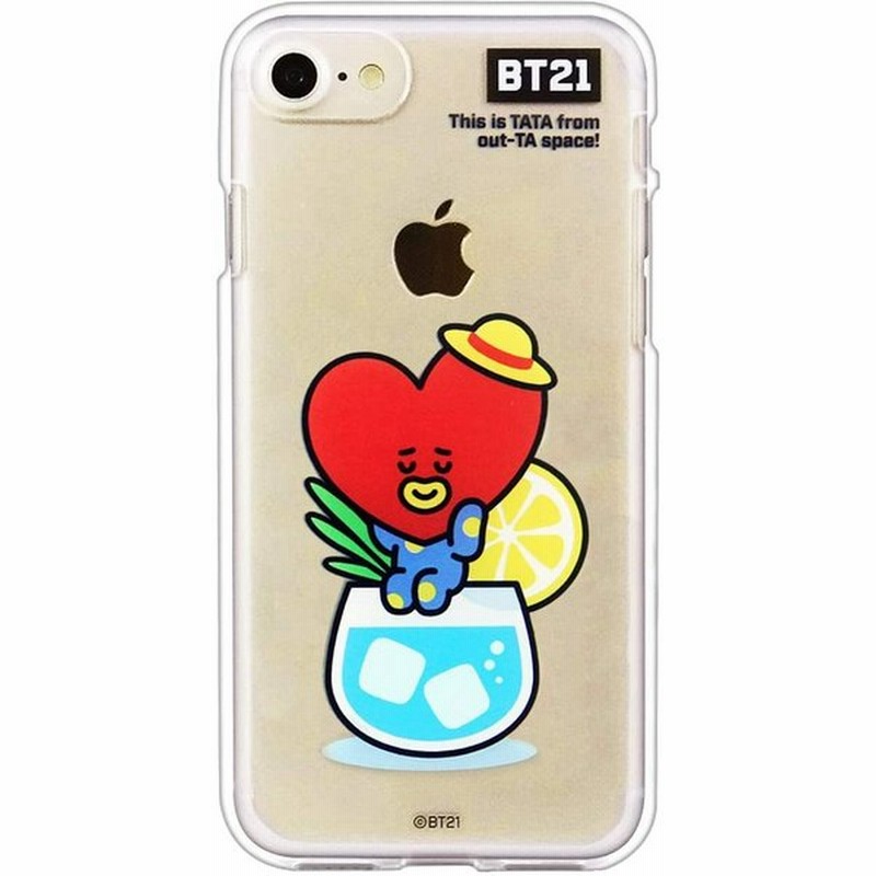Bt21 Iphone 8 7 スマホケース Clear Soft Summer Dolce Tata Bt21 Kcb Cdt004 キャラクター グッズ 通販 Lineポイント最大0 5 Get Lineショッピング