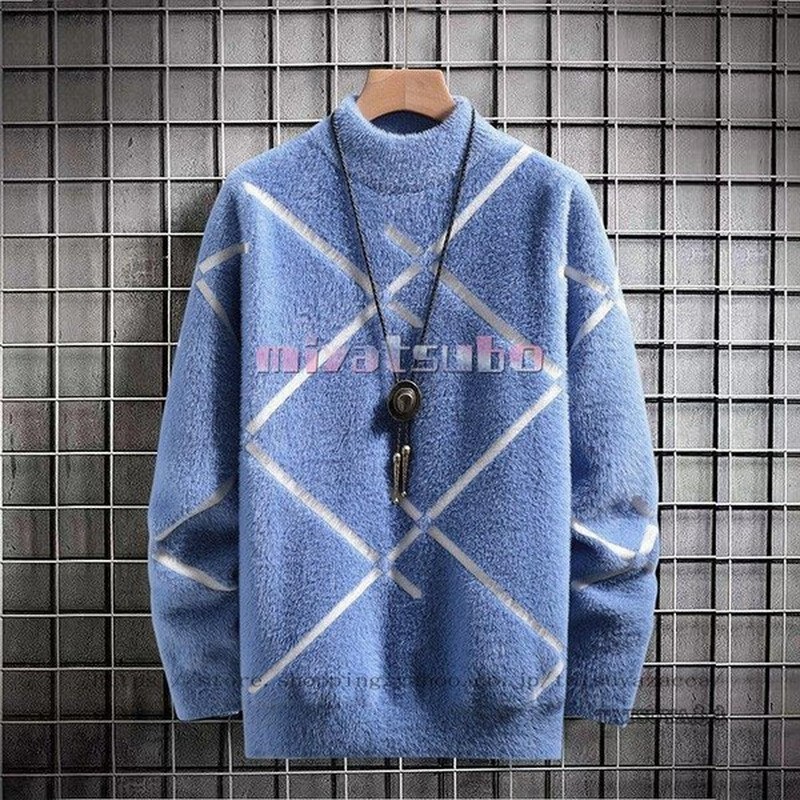 ペアルック ニットセーター メンズ ニット プルオーバー ハイネック 秋 春 トップス カジュアル 冬 ゆったり 長袖 紳士 通販 Lineポイント最大get Lineショッピング