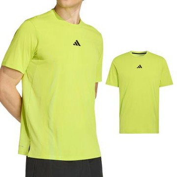Adidas Airchill Tee 男款 黃色 吸濕 排汗 快乾 運動 短袖 KE5783