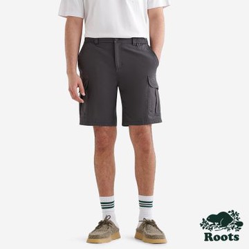 Roots男裝-HIGHLANDS CARGO 短褲-深灰色