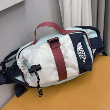 胸包 單肩包 防水包 腰包 新款北邊男女登山戶外胸包運動腰包兩用斜挎包旅游拼色手機包包郵