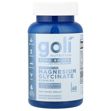 Goli Nutrition, 甘氨酸鎂軟糖，60 粒