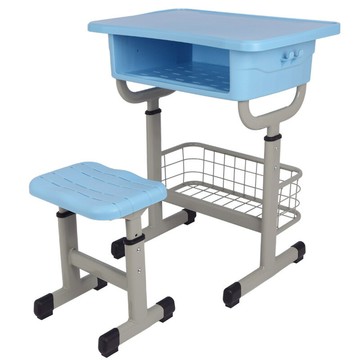 中小學生課桌椅ABS塑料課桌椅輔導班培訓學校可升降中小學生書J^[DD120109]