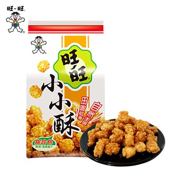 旺旺 小小酥量販包 150g 輕辣順口X香蔥雞汁 一包雙享兩種風味 ★米果★獨立包裝★零食★零嘴★餅乾★下午茶★聚餐