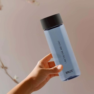 Luna系列圖形水瓶350ml 紫色