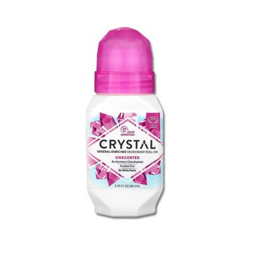 美國CRYSTAL-長效淨味約24小時滾珠型礦物鹽液體除臭劑66ml/瓶(運動身體袪味劑,全天乾爽體香露)