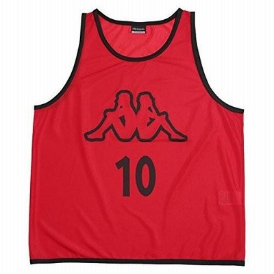 未使用 アームビブス kappa (カッパ)  サッカービブス トレーニング トレーニングビブス 10枚セット (ジュニア・大人) King of