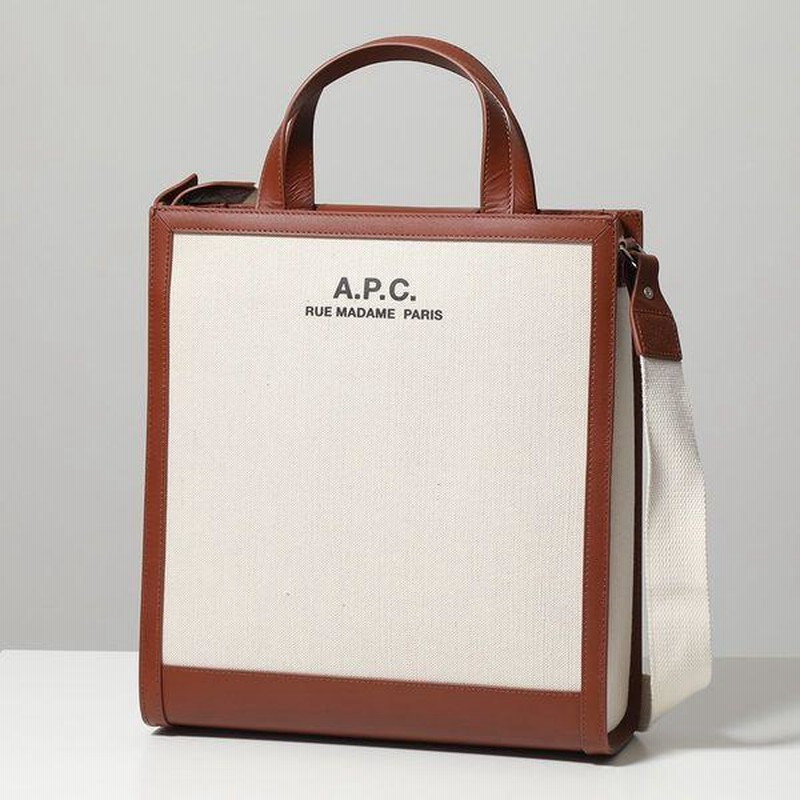 APC A.P.C. アーペーセー トートバッグ tote camille COEYO M61560 レディース ショルダーバッグ クロスボディ ロゴ  鞄 BAA/BEIGE | LINEショッピング