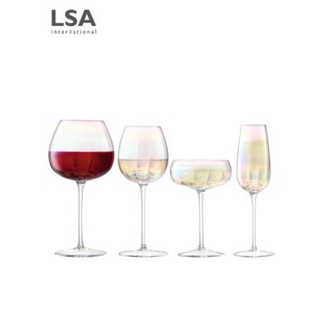 英國進口LSA 彩虹紅酒杯水晶香檳杯起泡酒杯馬天尼雞尾酒杯子家用