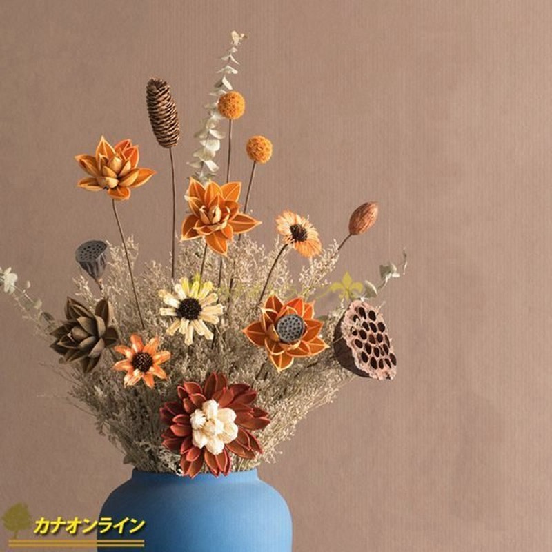 枯れない花 フラワー ドライフラワー 置物 満天星 デージー 蓮花 菊 仏花 お盆 造花 お仏壇 ブーケ インテリア 生花 北欧 母の日 通販 Lineポイント最大0 5 Get Lineショッピング