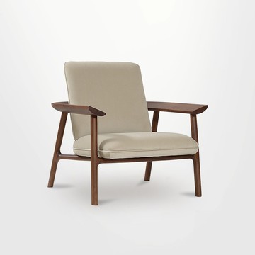 【D3原木家居】Arcadia 北美胡桃木休閒椅