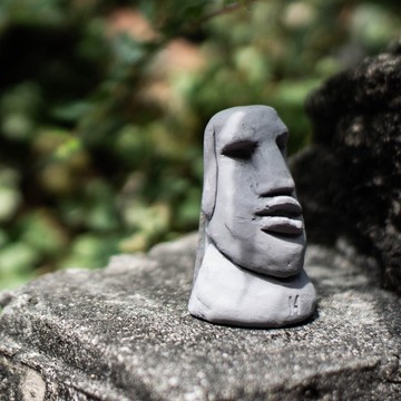 曙MUSE｜ 嘟嘴磁鐵 黑摩艾磁鐵