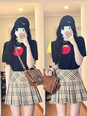 【臺灣公司 可打統編】免運 百褶裙 JK 大碼復古半身裙夏季學院小個子jk高腰短裙顯瘦咖色格子百褶裙 可開發票 全館五折 工廠現貨直銷 新品特價 z10079