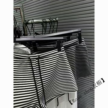 2026夏季新款韓版簡約慵懶感百搭抽繩條紋休閒褲寬鬆遮胯闊腿褲女 韓版短褲 運動短褲 休閒短褲 女生短褲