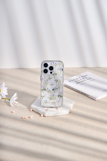 【kate spade】iPhone 16 系列 磁吸防摔手機殼 浪漫花語
