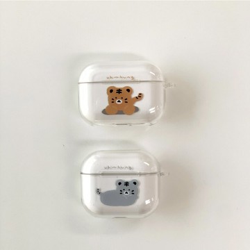 韓國文創 Tiger Chanibear AirPods 保護殼 蘋果藍牙耳機盒 (1,2/pro/3)