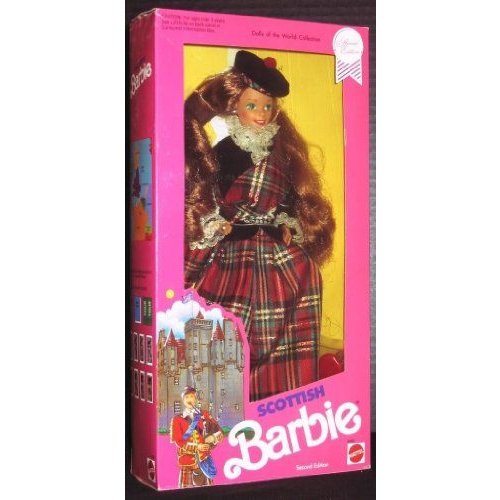 Scottish Barbie バービー, Second Edition 1990 人形 ドール