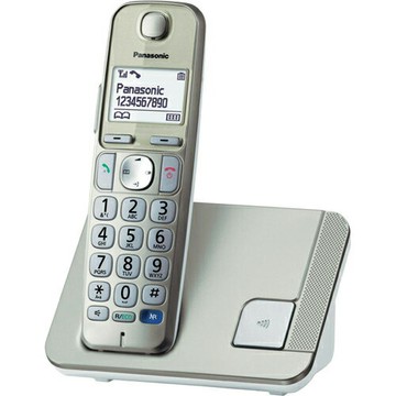 【福利品有刮傷泛黃】 Panasonic 國際牌數位DECT 無線電話 KX-TGE210TW
