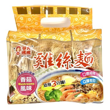 譽方媽媽 雞絲麵-香菇風味 300g