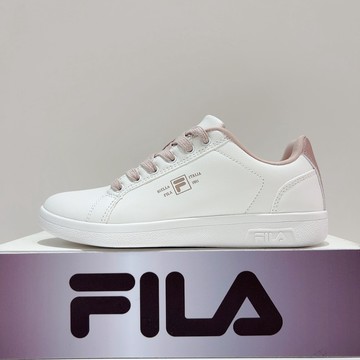 FILA 女生 白色 奶茶色 皮革 小白鞋 板鞋 運動 休閒鞋 5-C336A-177