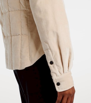 Moncler Grenoble Nangy cotton-blend down overshirt