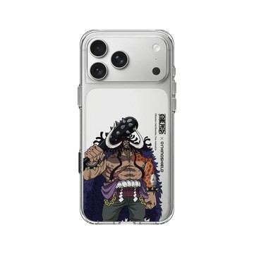 iPhone 17 Pro Max Clear Case（相機按鈕） 透明 - 航海王 One Piece - 角色系列-凱多