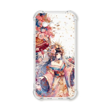 Pixel 8 / 8 Pro / 8a 殼 TRON GOOGLE Pixel 8A 美麗的和服少女系列 四角防摔殼 手機殼