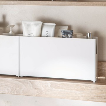 窄型直角無印風U型口分類收納盒-L-3入 單一規格