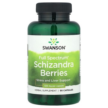 Swanson Vitamins, 多面® 五味子漿果，525 毫克，90 粒膠囊