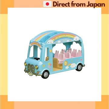 森林家族 幼稚園 陸上交通工具 彩虹幼稚園巴士 S-62 玩具 娃娃屋