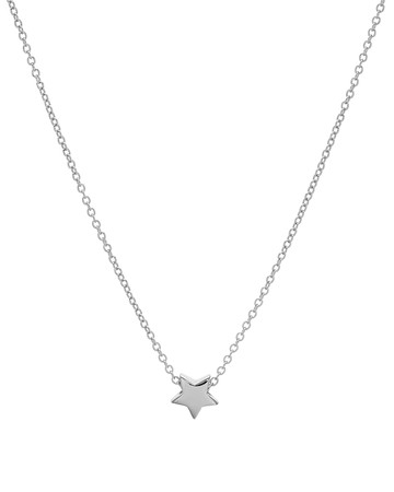 Aqua Star Pendant Necklace in 14K Gold-Plated Sterling Silver or Sterling Silver, 16 - Exclusive