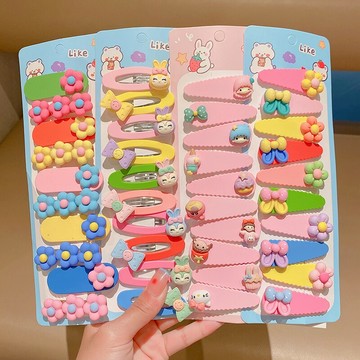 兒童后腦勺碎發BB夾小女孩劉海夾女寶寶夏季可愛卡通水果發卡夾子