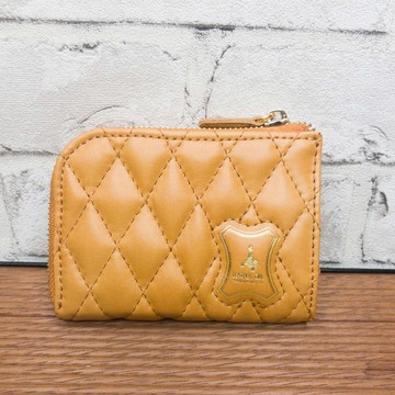 【玩皮女孩】限量蜂蜜棕L型拉鍊短夾