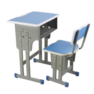 升降桌/學習桌 中小學生課桌椅單人可升降桌椅輔導班學校課桌補班寫字桌廠家直銷【77免運節】『XY24677』