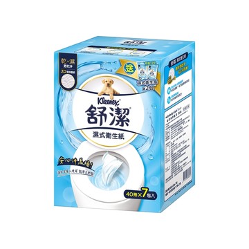 Kleenex 濕式衛生紙 40抽(7包/箱 )