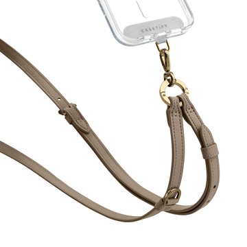 Leather cross body 2025 strap