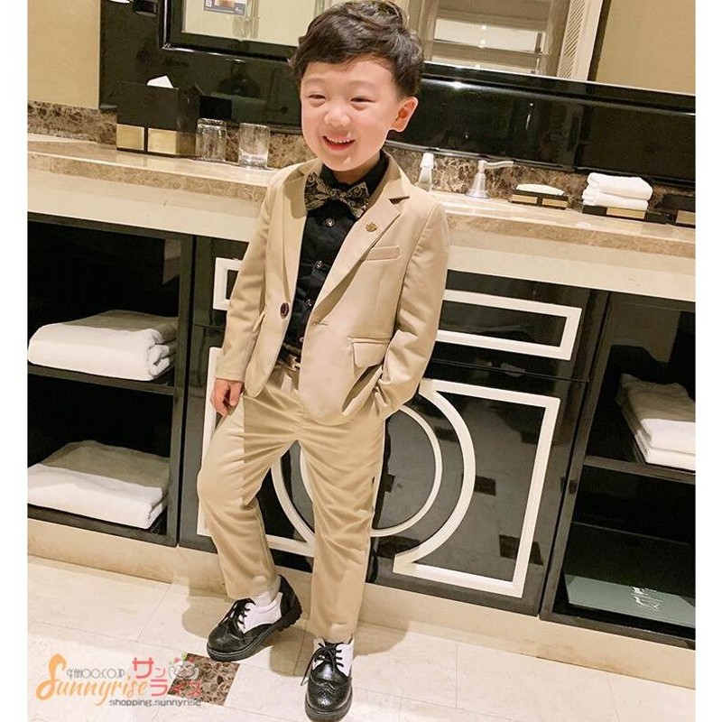 正規 【子供フォーマル】ARMANI JUNIOR タキシードセットアップ 106cm