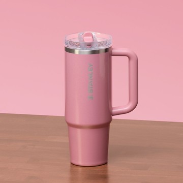 STANLEY 防漏吸管隨手杯 0.88L / 璀璨粉