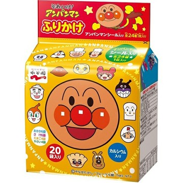 【江戶物語】(特價) 永谷園 麵包超人 綜合飯友(附貼紙) 4種類20袋 配飯 拌飯料 香鬆 日本進口