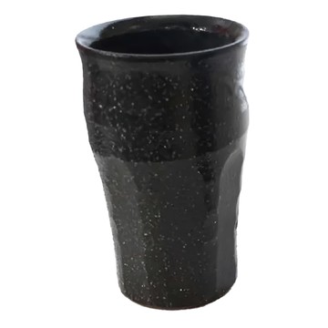 天目素燒手握杯 - 日本製陶瓷杯  1個