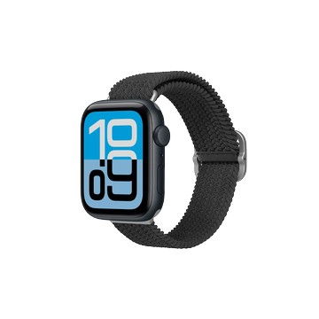 Apple Watch SE3 (44mm) Apple Watch 專用編織錶帶 黑