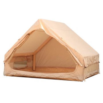 充氣帳篷戶外露營便攜式折疊小屋防雨加厚野營過夜裝備